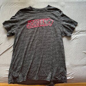 AIR JORDAN T-SHIRT (BLACK/RED)